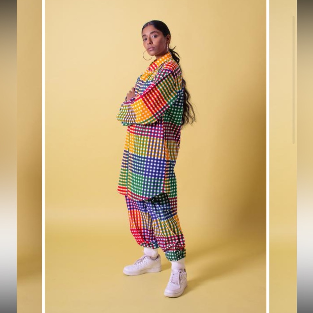 Norblack Norwhite Vibrant Checkered Jogger